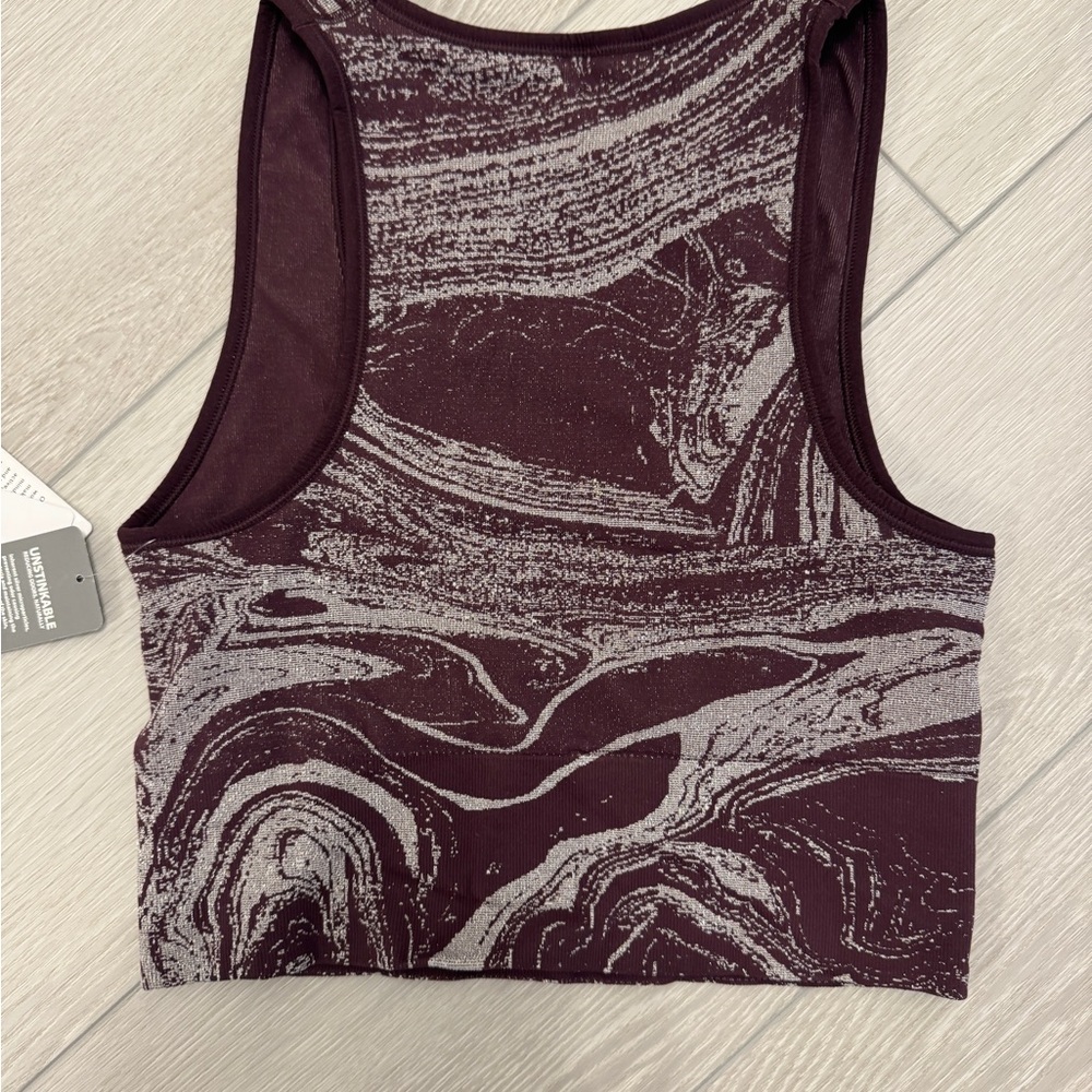 NWT Athleta Aurora Seamless Shine Tank Size M - Picture 2 of 7